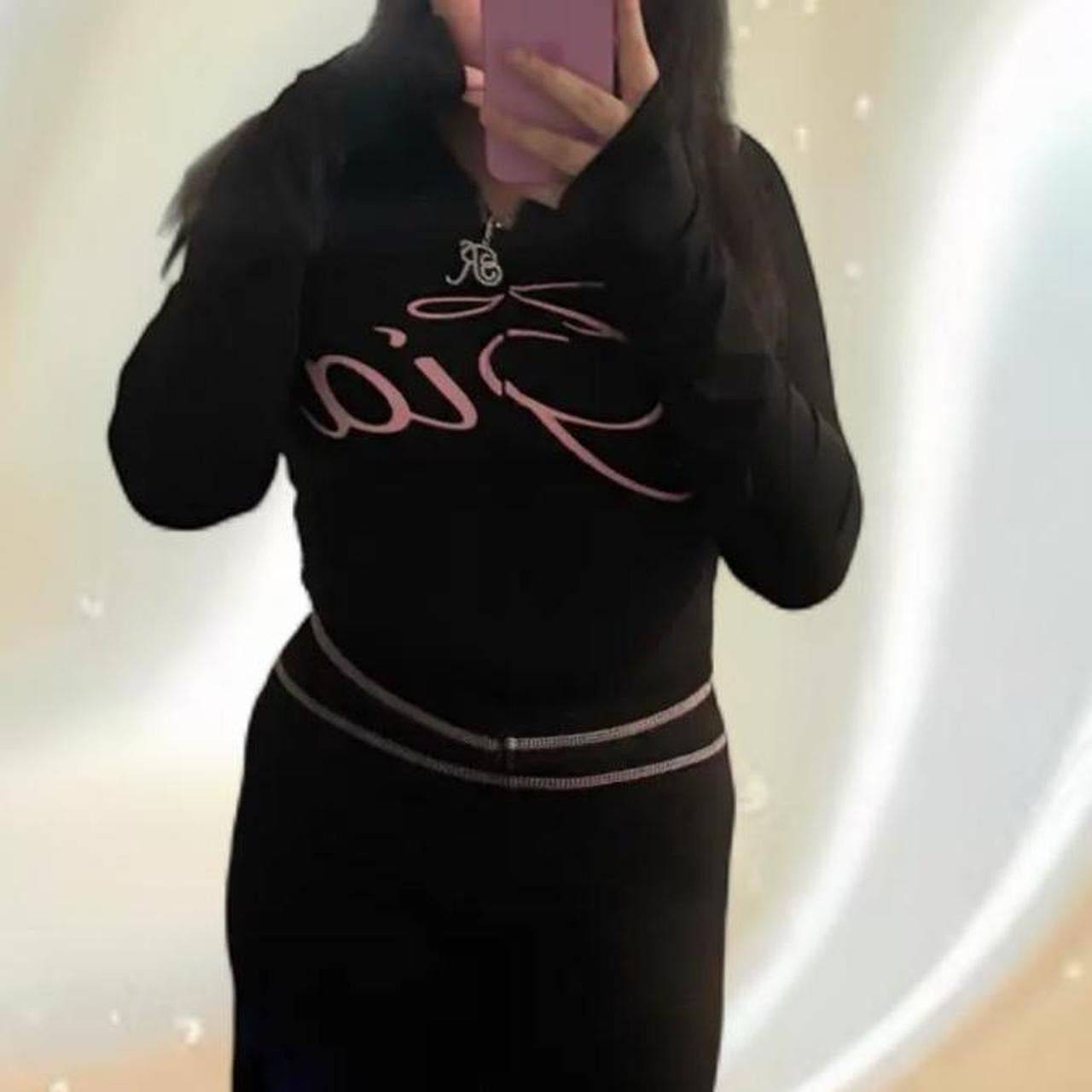 🖤💗 I AM GIA–Style Black & Pink Two-Piece Set 💗🖤