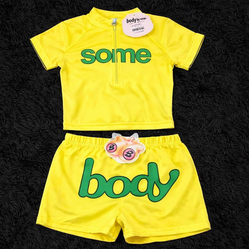 💛🖤 Body by Raven x Latto Set — Sport Glam Energy 🖤💛